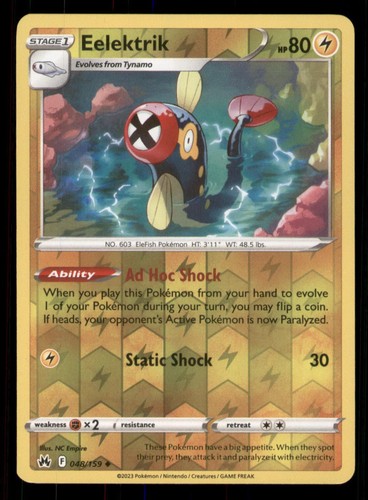 Pikachu League & Championship Karten #049/203 Common Reverse Holo Pokemon LP - Bild 1 von 2
