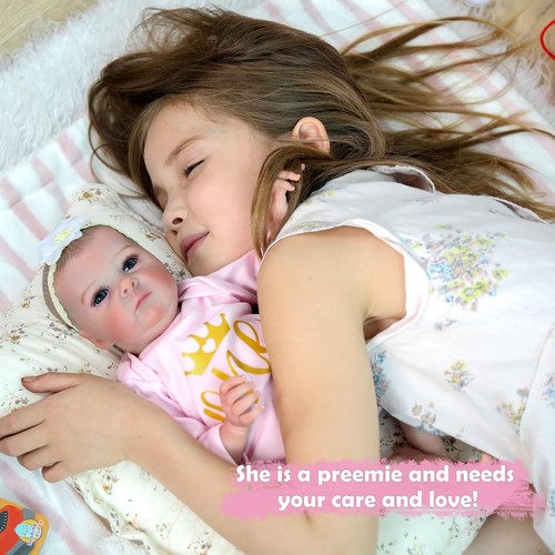WOOROY Realistic Reborn Baby Dolls - 16 Inch Lifelike Newborn Preemie Baby... - Picture 4 of 7