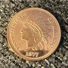1887 Indian Head Small Cent RB Business Strike Philadelphia Copper