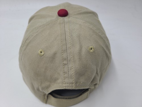 Gorra ajustable de colección Las Vegas Richardson Travel Papá hombres mujeres beige rojo - Imagen 8 de 11