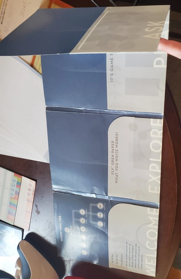 Fly Pentop Computer Pack - 3 Notebooks, Games & More COULD NOT GET PEN TO CHARGE - Image 3 of 4