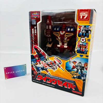 Takara Transformers Superlink Wing Saber Complete Energon SC-17 Figur mit Box