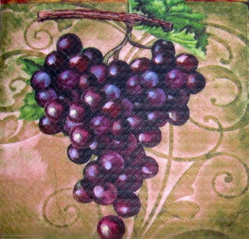 ANTI-FATIGUE NON SLIP FLOOR MAT (18" x 30") PVC,WINE & GRAPES,NAPA VALLEY, Achim - Picture 6 of 11