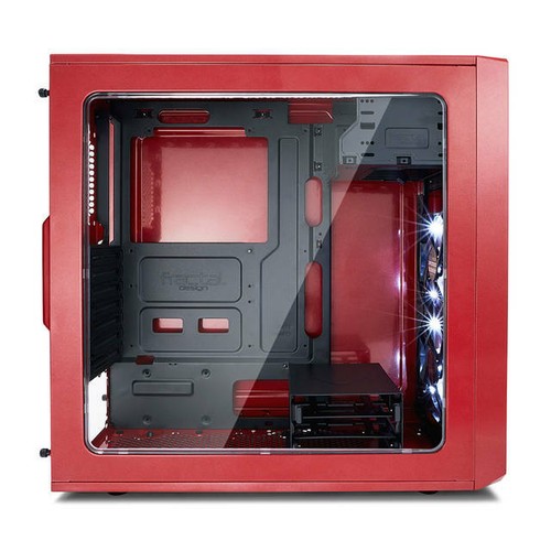 Fractal Focus G No Power Supply ATX Mid Tower w/ Window (Mystic Red) - Photo 3/3