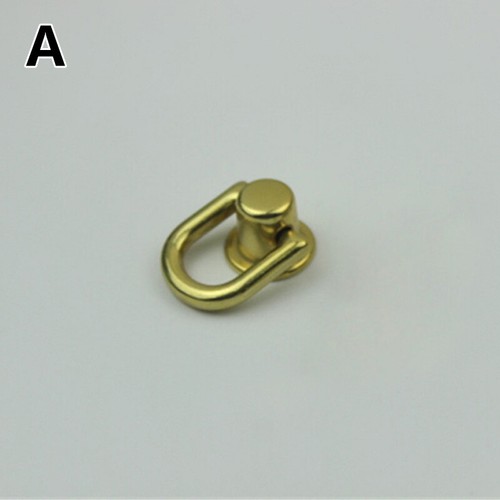 Bolso colgante de metal hebilla pinzas tornillo anillo de uñas perno redondo clip lateral hecho a mano hágalo usted mismo - Imagen 11 de 17