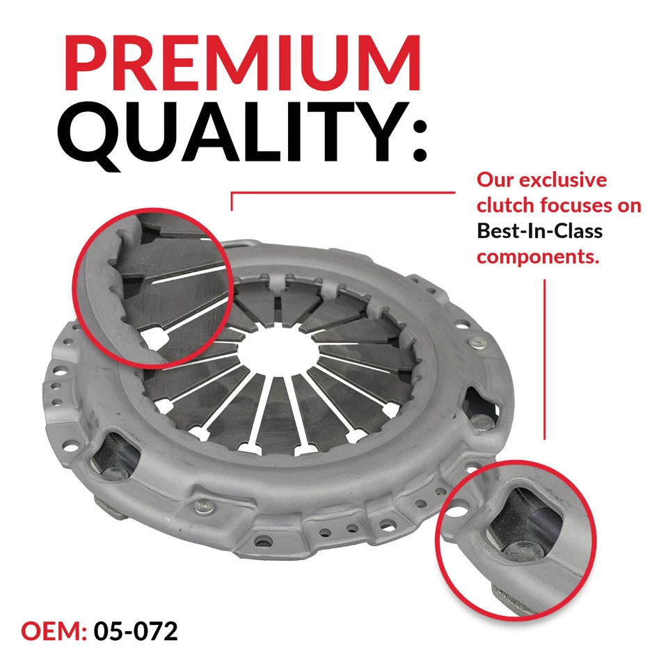 Kit de embreagem SECLUTCH para 07-12 Hyundai Elantra Kia Soul 2.0L 4Cyl DOHC - Imagem 2 de 4