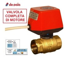VALVOLA DI ZONA A SFERA 2 VIE CON MOTORE MOTORIZZATA 1/2"  ATTACCHI F/F de pala