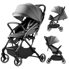 Baby Stroller for Toddler, Folding Pram Wagon 