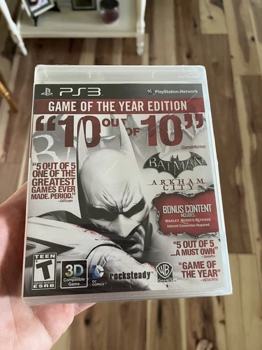 Batman: Arkham City Game of the Year Edition SONY PS3 Game BRAND NEW Black Label