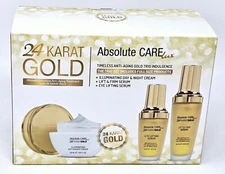 Absolute CARE timeless Anti-Aging Gold Trio Indulgence Day & Night Cream & Serum