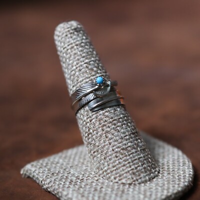Native American Feather Ring Size 8