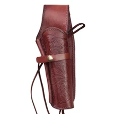 Western Express - Cowboy Wine Leather Gun Holster - Right Left Tool - 22 38 45
