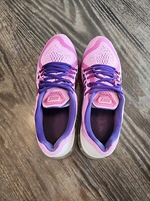 Nike Air Max 2014 White Pink Pow Mesh (705458 500) Youth 7