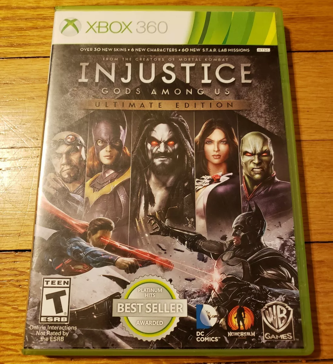 Injustice: Gods Among Us - Ultimate Edition(Microsoft Xbox 360) COMPLETE.  Tested 883929322916