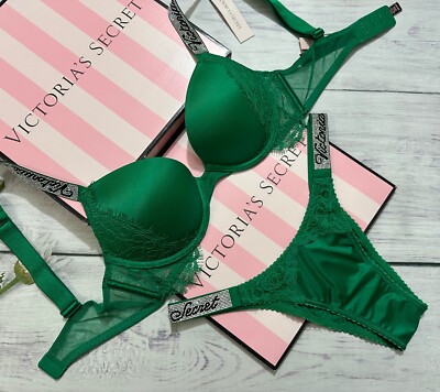 Secret Encaje Victoria Secret Conjunto Lenceria Ropa Interior