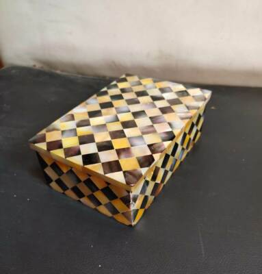 8''x6'' Marble Jewelry trinket Box Inlay random makrana malachite sheep fine