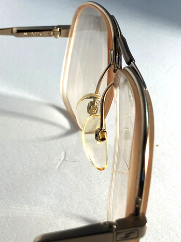 VINTAGE AVIATORS SAFILO ELASTA EYEGLASSES FRAMES 59-14-140 SP149/B 000 ITALY - Picture 11 of 13