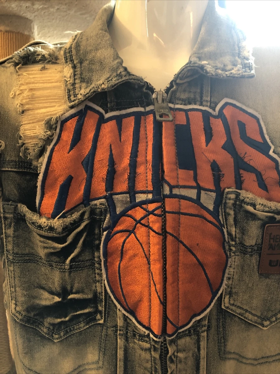New york sales knicks denim jacket