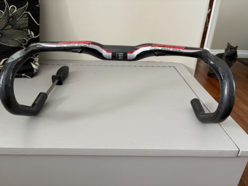 FSA K-Wing 40cm Carbon Fiber Road Handlebar, with Internal Cable Routing