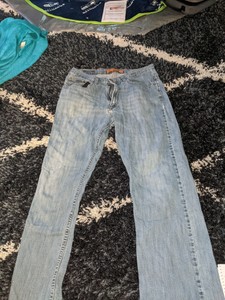 lee dungaree bootcut jeans