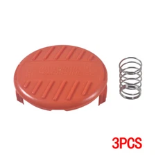 3 PACK Spool Cap & Spring 385022-03  Fit Black and Decker AFS Trimmers