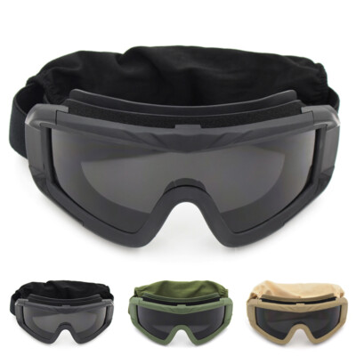 Motorrad-Vintage-UV400 Brille mit 3 Gläsern MX ATV-Rennbrille Motocross-Brille