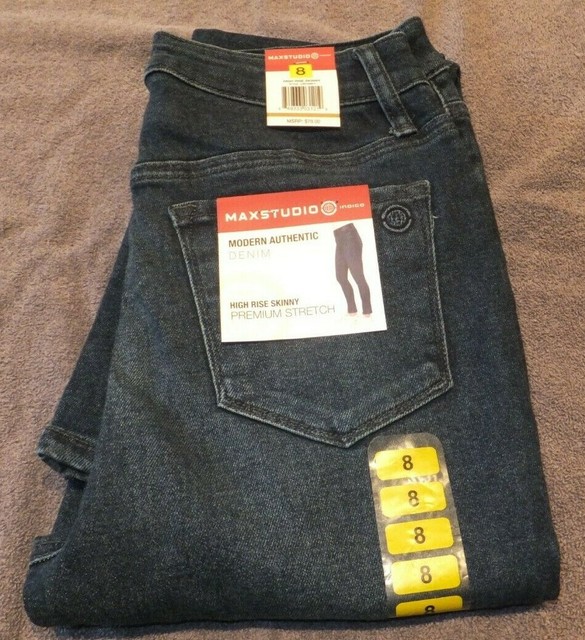Womens Max Studio Indigo Ryder High 