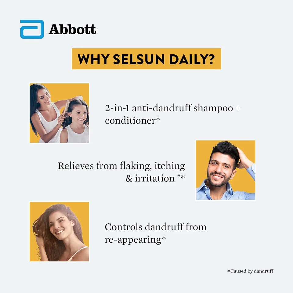 Selsun Daily Anti-Dandruff Shampoo for Dry Scalp 120 ml - Image 3 of 4