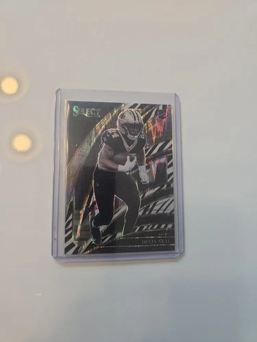 2025 Panini Select - Club Level Devin Neal #241 Zebra Shock Prizm (RC)