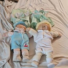 Coleco Cabbage Patch Kids Vintage Dolls Lot of 2 Signed Xavier Roberts Blonde