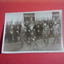 PHOTO HITLER ET MUSSOLINI A ROME WWII 1938 M-443