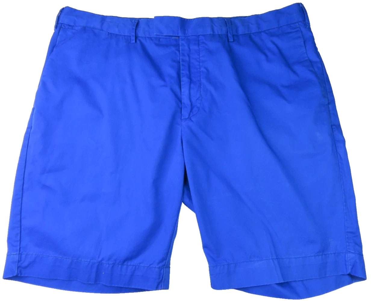 Polo Ralph Lauren Imported Pima Cotton Casual Shorts Mens Solid Royal Blue 38