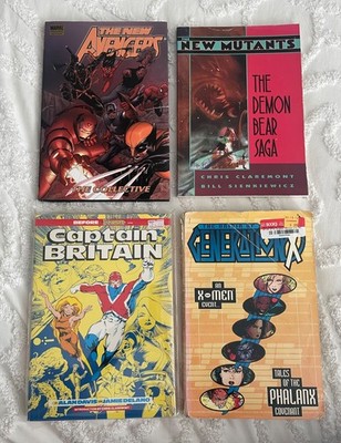 MARVEL LOT: HC New Avengers Collective. TPB: New Mutants Captain Britain Gen X