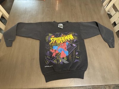 Vintage 90 s  1994 Marvel Spiderman crewneck Sweatshirt Youth Size Small 8