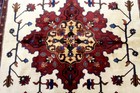 8X6 MASTERPIECE MINT HAND KNOTED 400+KPSI VEGETABLE DYE HERIZZ SERAPI WOOL RUG — photo 4