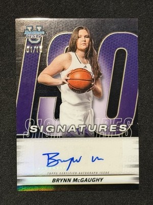 2025-26 Bowman University Best Brynn McGaughy ISO Auto Black 01/10 IS-BM