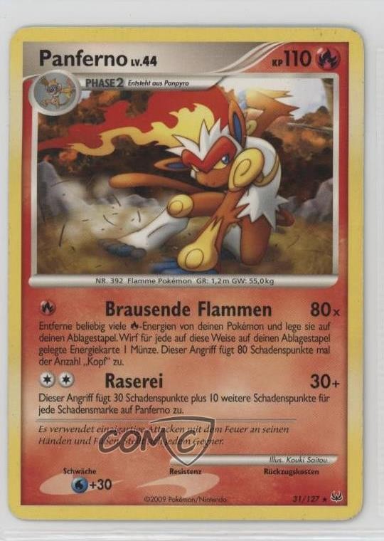 Infernape Pokémon Platinum #31 2009