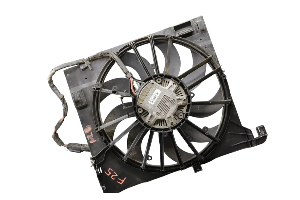 Conjunto de ventilador radiador de refrigeración del motor 10-19 Jaguar XF XKR XJ 9W838C607B fabricante original Foto 4 de 4