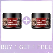 2x Hot Cream Fat Burner Loss Weight Belly Slimming Fitness Body Sweat Gel Cream
