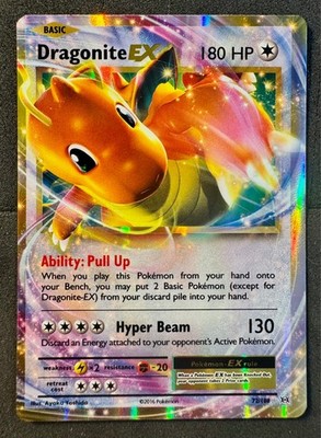 Dragonite EX 72/108 Holo Ultra Rare Pokemon XY Evolutions EVO 2016 NM English