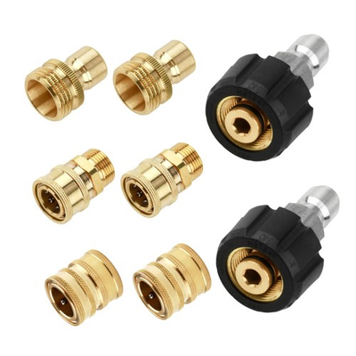 #ad Pressure Washer Quick Connect Fittings Washer Adapter Set Set Quick Connect... $38.04