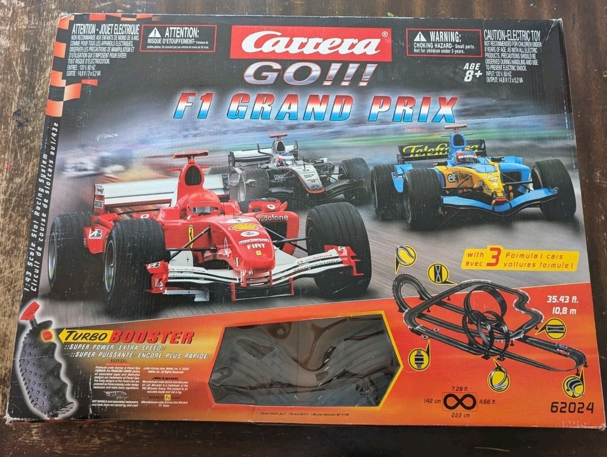 Carrera Go !! F1 Grand Prix 62024 RARE! Slot Car Race Track