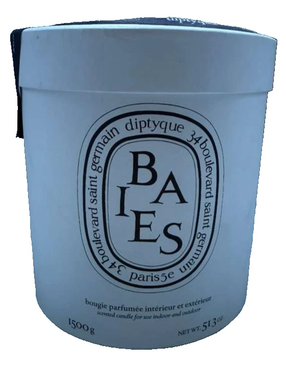 Vela Perfumada Diptyque Baies XL 1500g 51.3oz Usada Auténtica Foto 2 de 3