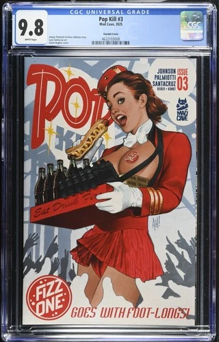 Pop Kill 3 CGC 9.8 Adam Hughes Variant Cover
