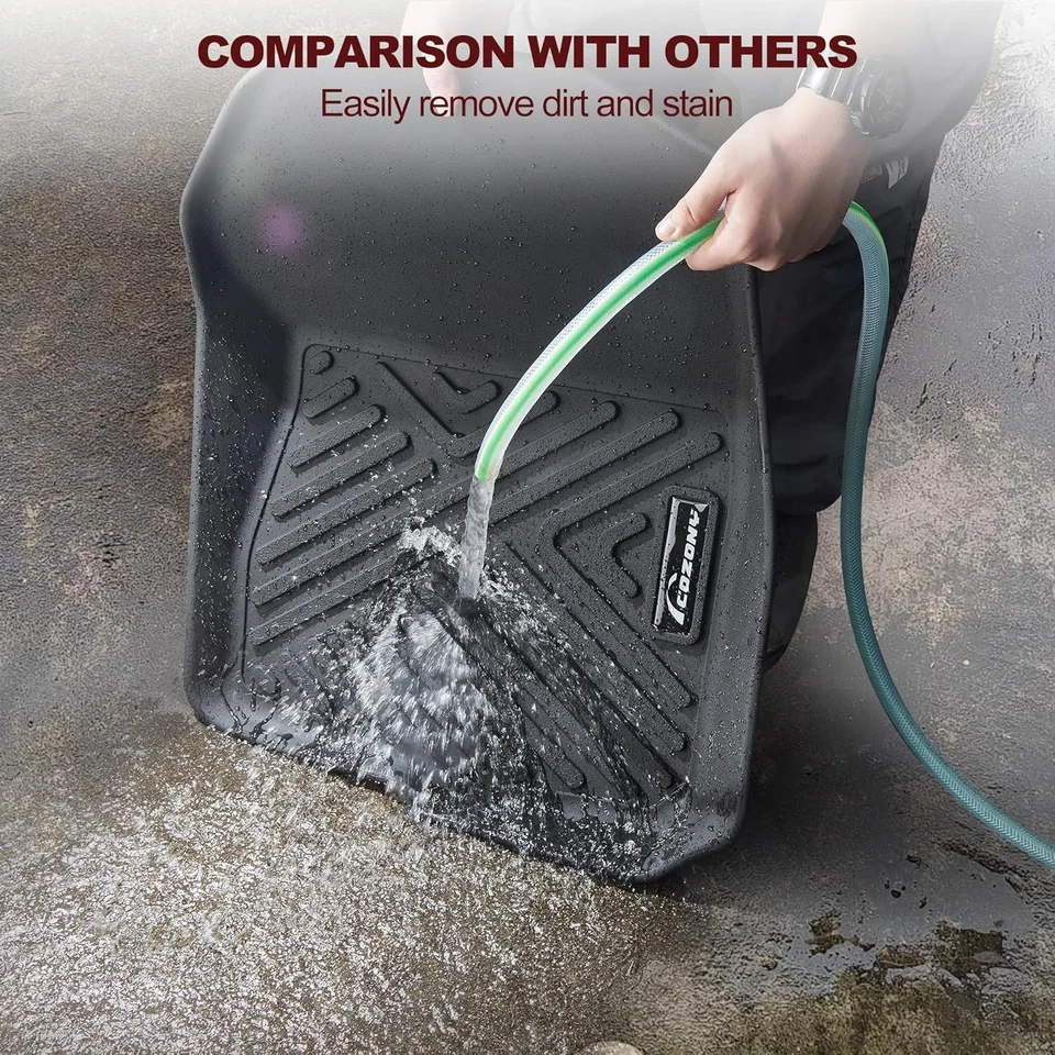 Floor Mats Fits 2020-2025 Mazda CX-30 Anti Skid All Weather TPE Floor Liners - Image 4 of 4