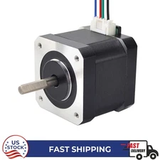 Nema 17 Stepper Motor 64oz.in 1.5A 42x42x39mm 4-wire w/1m Cable & Connector New