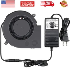 Versatile 97mm DC Blower Fan with Variable Speed Controller for DIY Projects