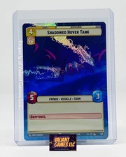 Star Wars Unlimited Shadowed Hover Tank #958 Hyperspace Foil JTLSPD