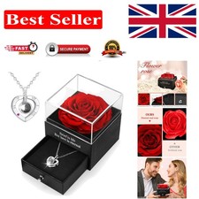 Elegant Preserved Flower with Illuminating Love Stone - Gifts for Every Occasion