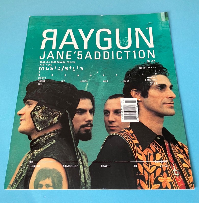 RAYGUN Magazine, Issue 51 Jane's Addiction, Scott Walker, Exene, Chris Ashworth